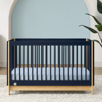 Navy blue convertible crib on sale